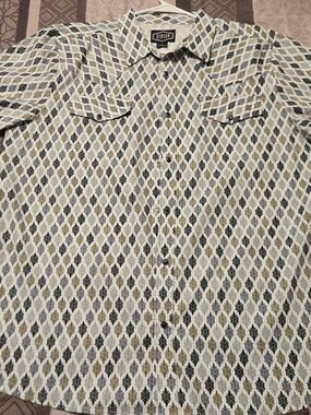 XL Gibson Men’s Patterned Snap Button-Up Shirt